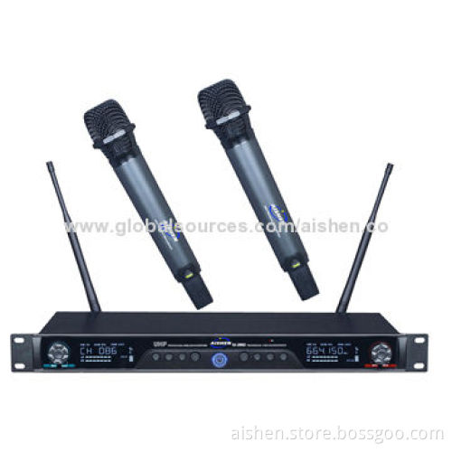 PLL and UHF KTV Pilot Digital Wireless Microphone